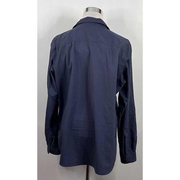 Columbia XL Omni Shield Vented Fishing Outdoor Shirt Blue Polyester Button Front - Picture 5 of 5